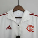 Corta-vento Flamengo Adidas - Branco+Vermelho